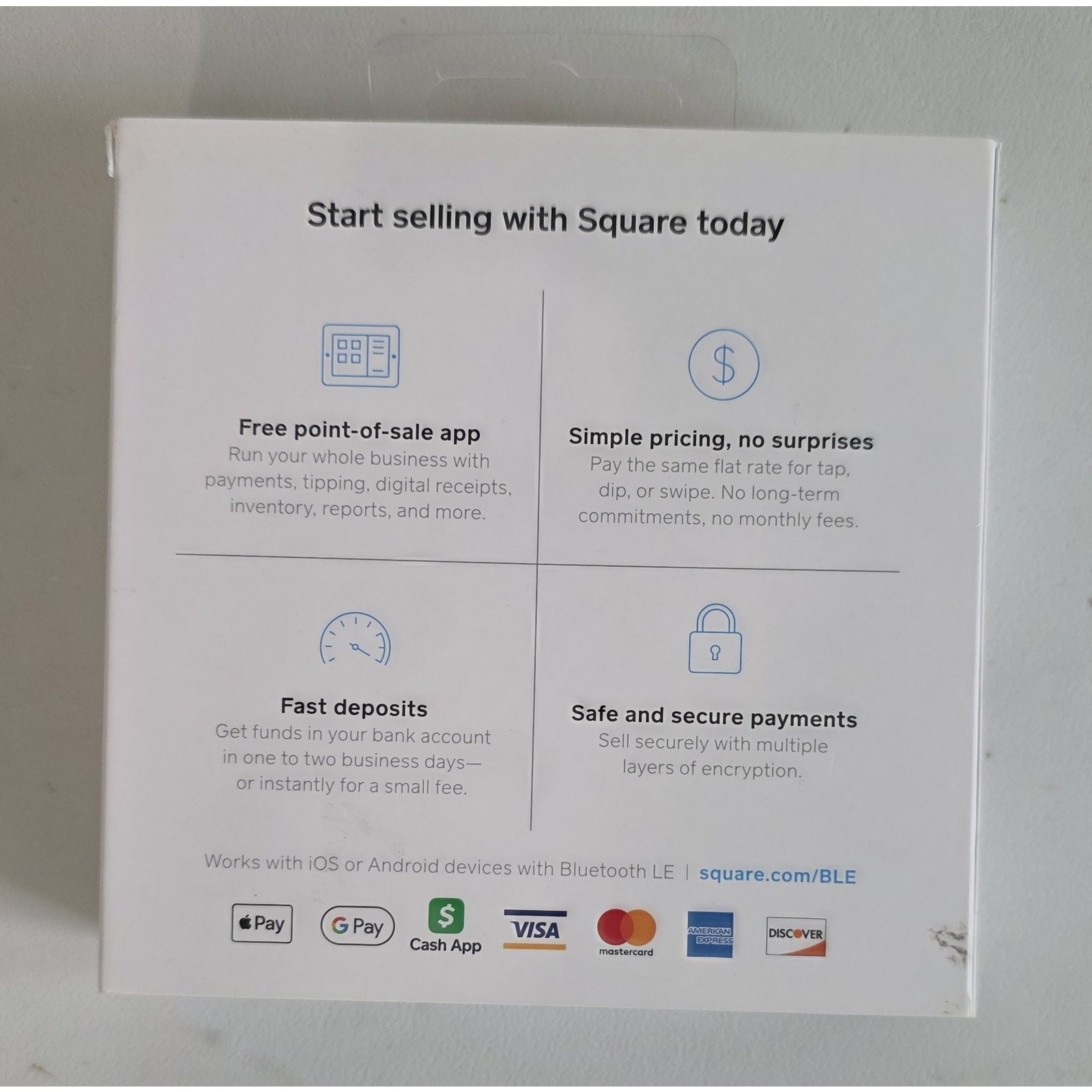 Square Reader for Contactless and Chip 1st Generation Micro USB