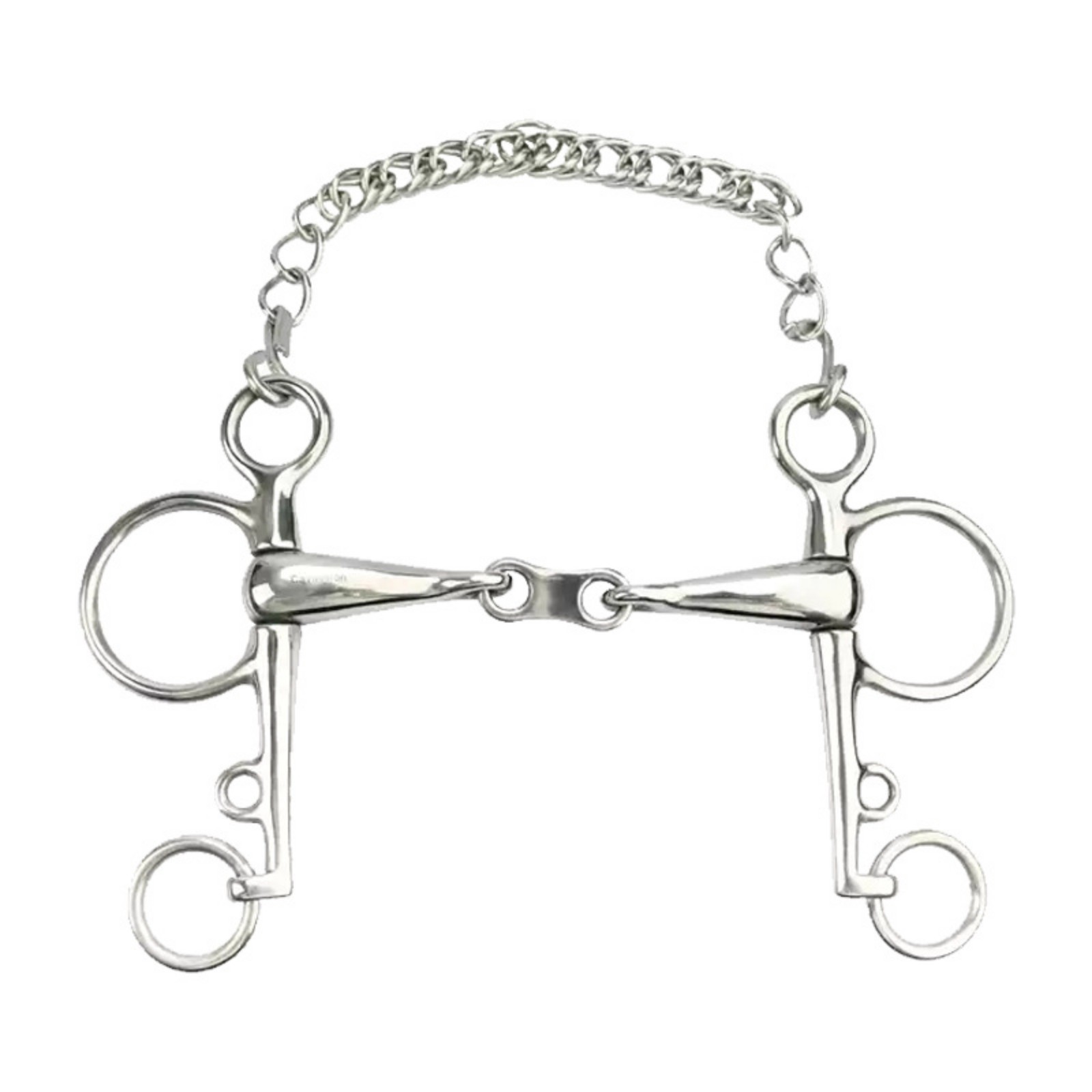 French Link Long Shanks Kimberwick Loop Attachments