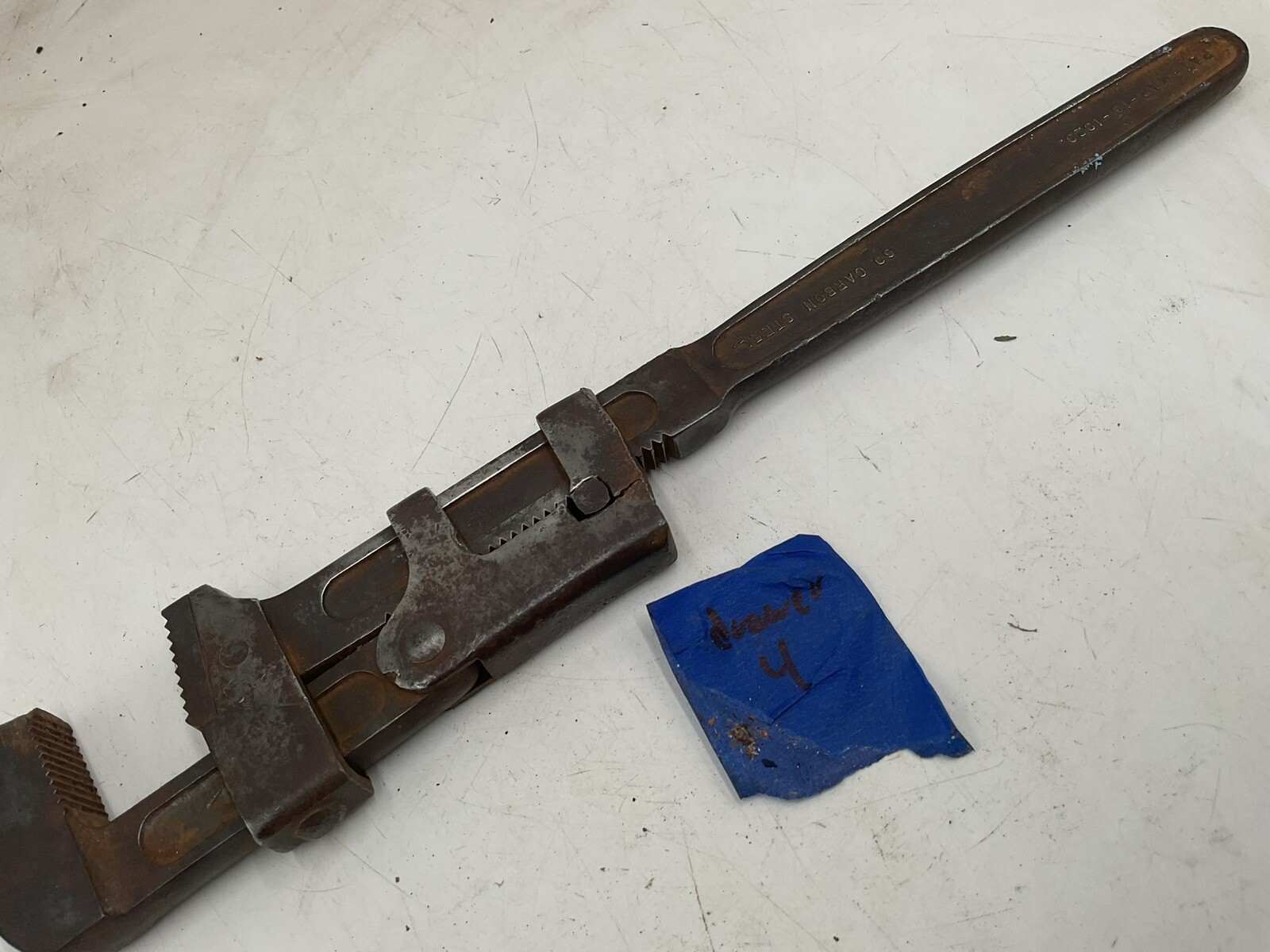14” Becklin Adjustable Wrench - Unusual Mechanism