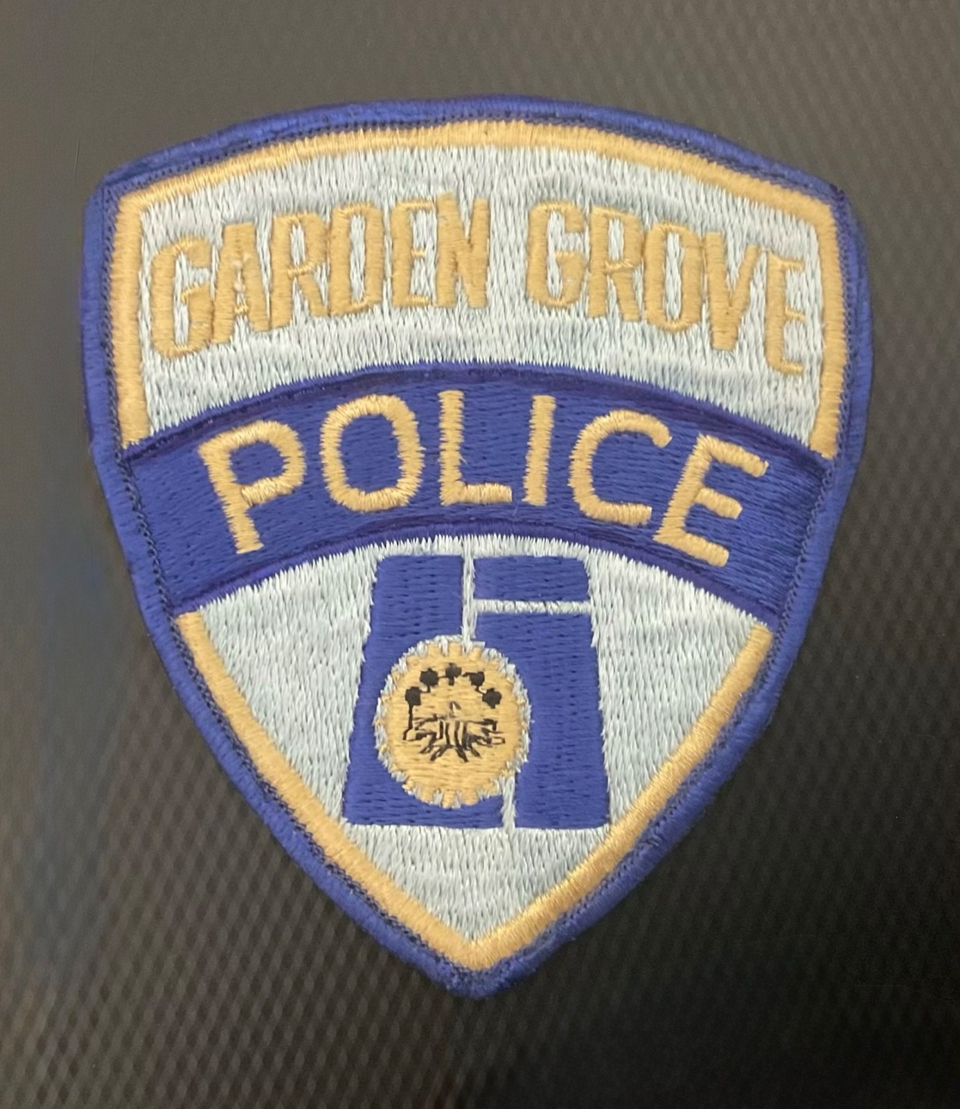GARDEN GROVE CALIFORNIA Police Department Uniform Patch CITY SEAL LOGO 3J