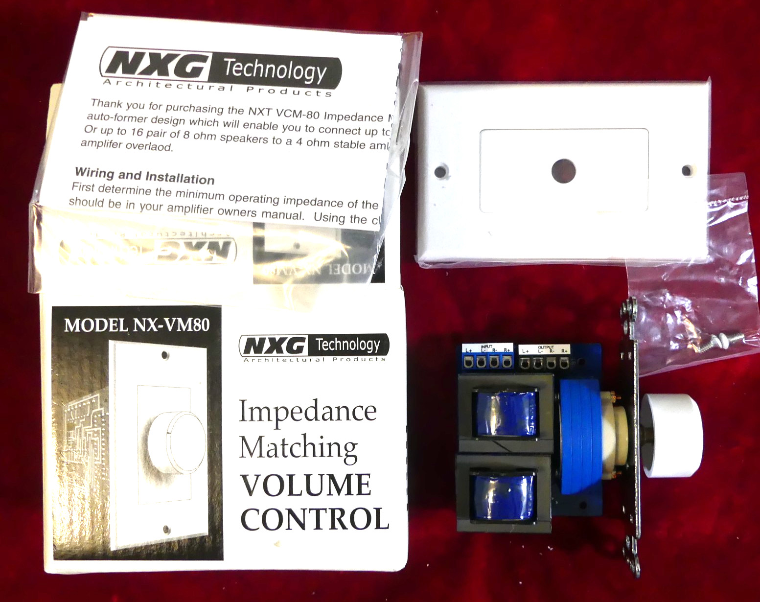 NXG Technology NX-VM80 Volume Control 80 watts Impedance Matching White