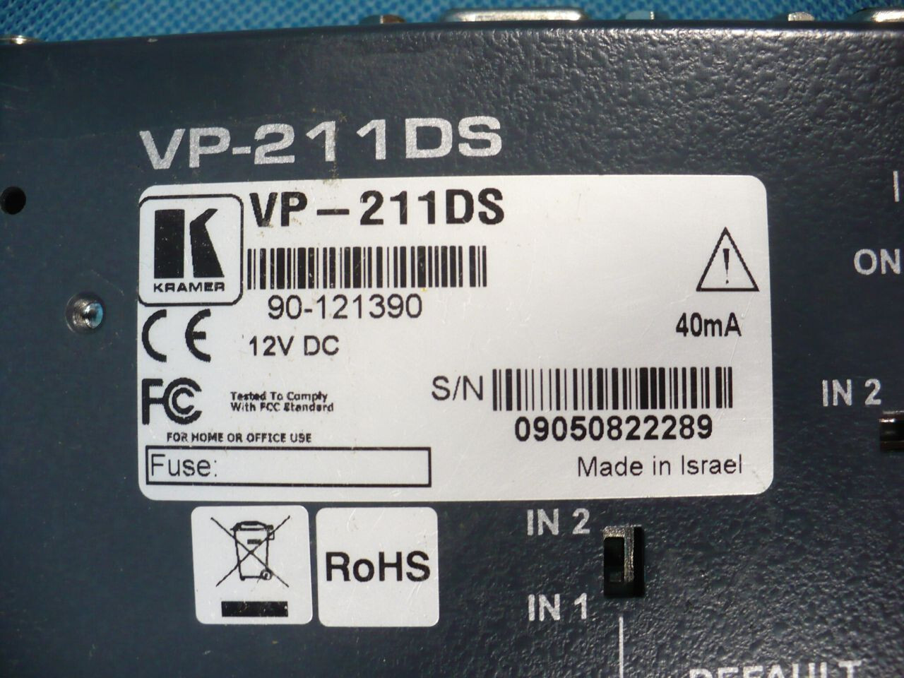 Kramer Tools VP-211DS Automatic VGA / Audio Switcher