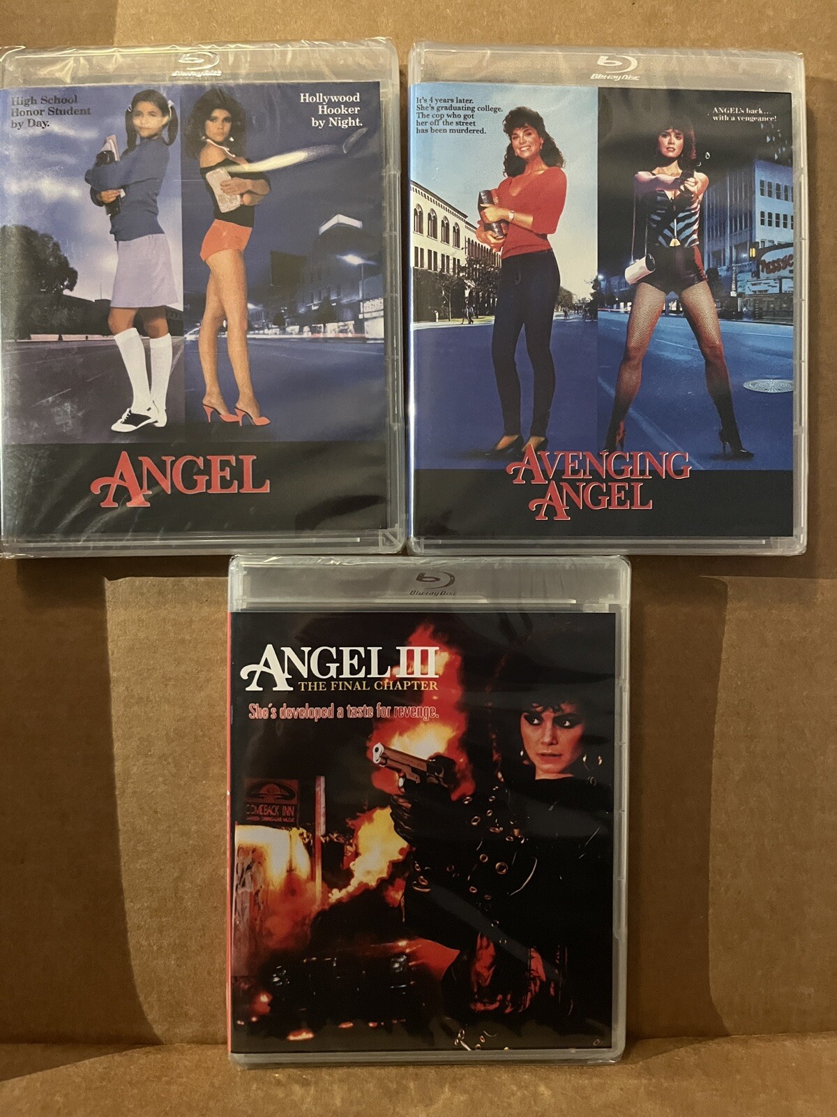 Angel (1984) Avenging Angel (1985) Angel III Triple Blu-ray Pack!