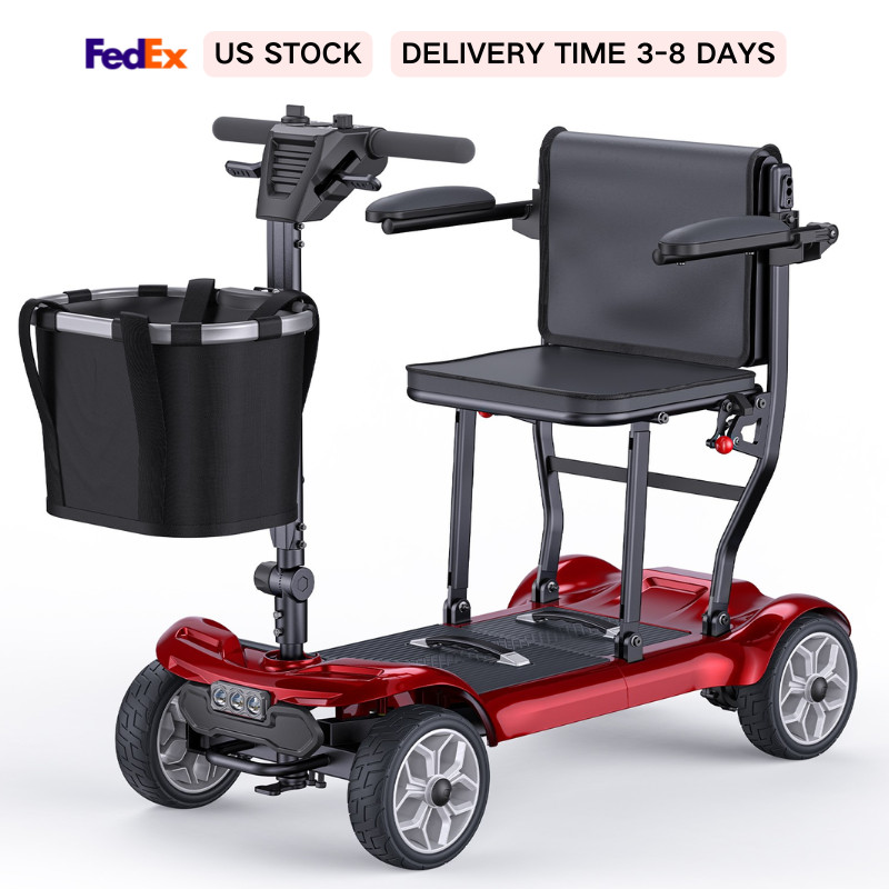 270W ENGWE Mobility Scooter Folding 4 Wheels Electric Scooter For Senior Scooter