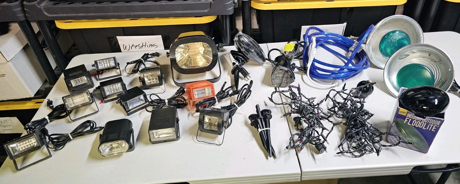 Huge Halloween Strobe Light Lot Thunder Sound Light Spider Light