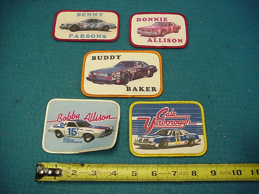 (5) NOS ALLISON YARBOROUGH BAKER PARSONS RACING SCREEN PRINT NASCAR PATCH HAT