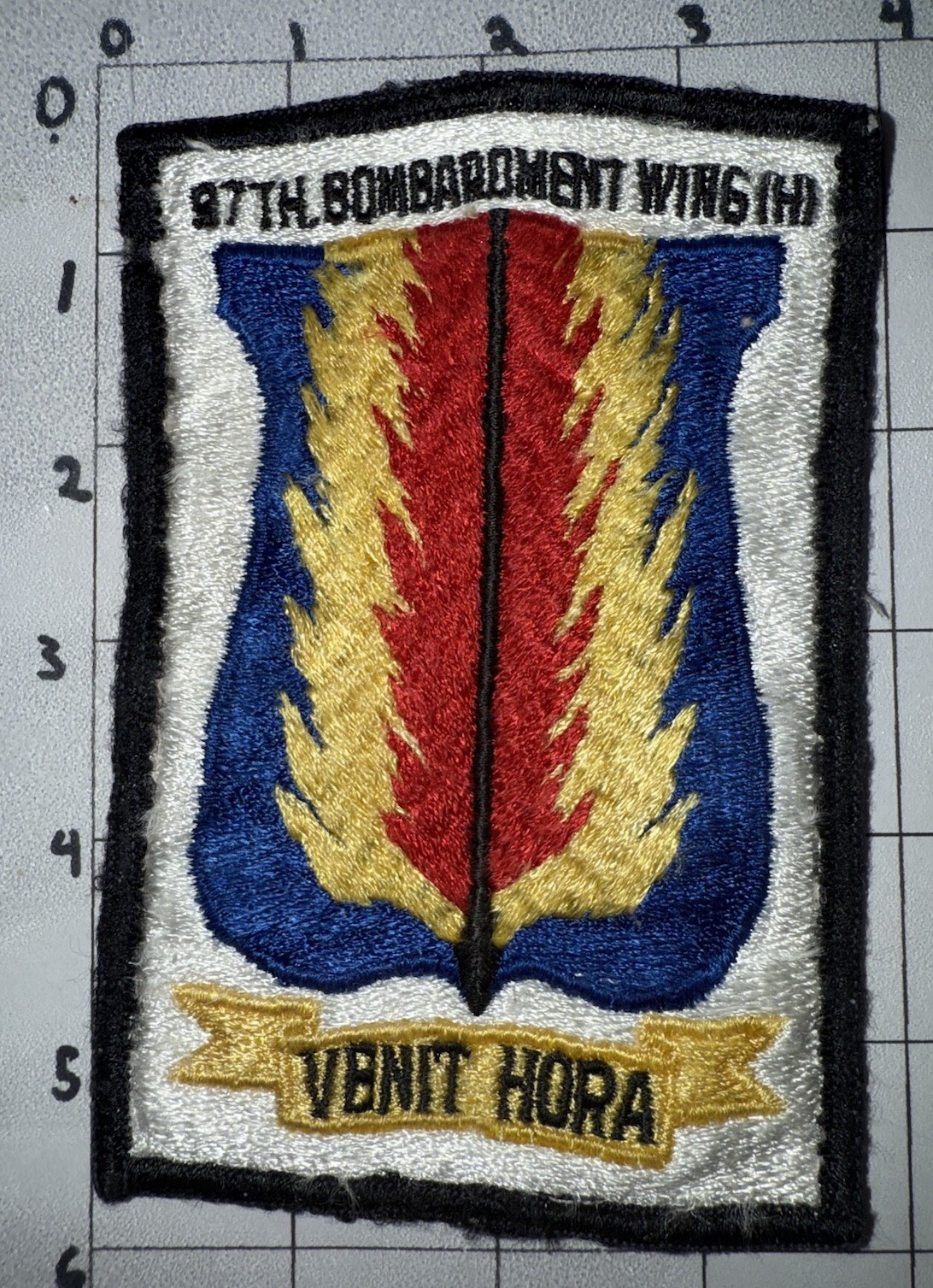 Vietnam War - 1970s USAF 97th Bombardment Wing Heavy Patch (4)
