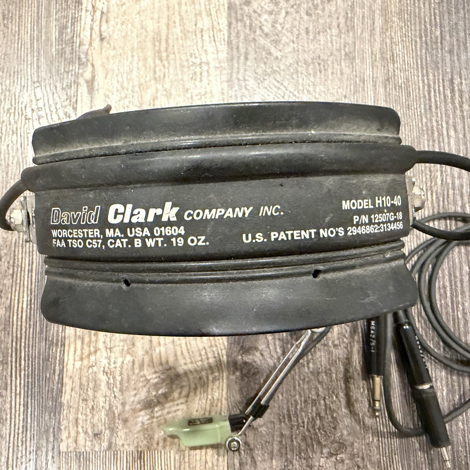 David Clark H10-40 Aviation Headset Dual Plug