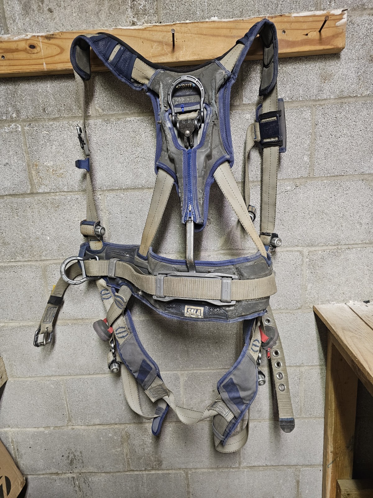 3M DBI-SALA EXOFIT STRATA XXL FULL BODY HARNESS FALL PROTECTION 1112539 XXL BELT