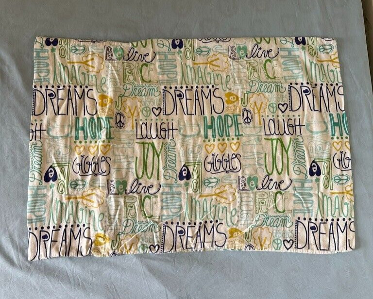 Pottery Barn Teen Inspirational Graffiti Pattern Standard Pillowcase