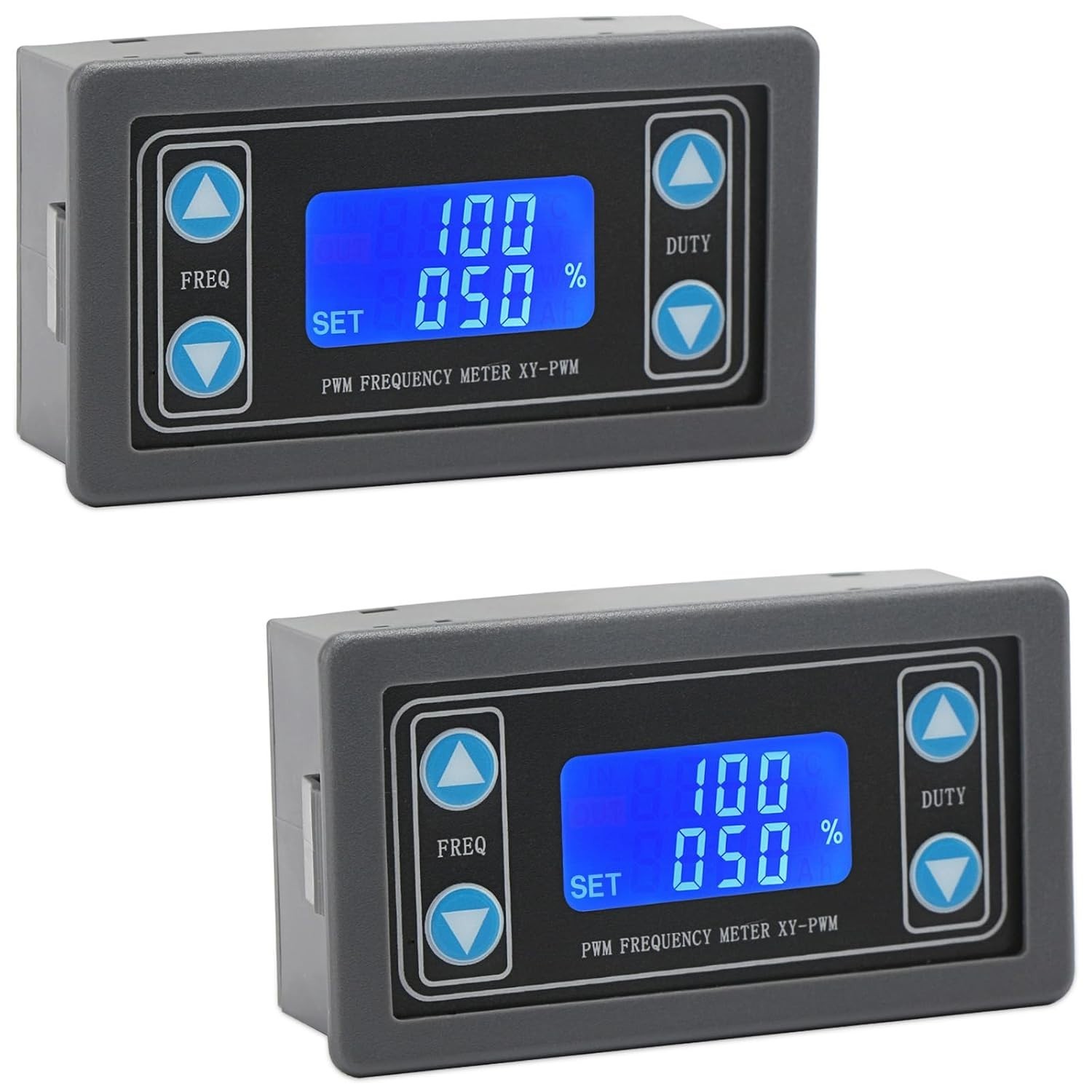 Compact 2pcs Signal Generators - DC 3.3-30V, LCD Display, Ideal for MCU Projects