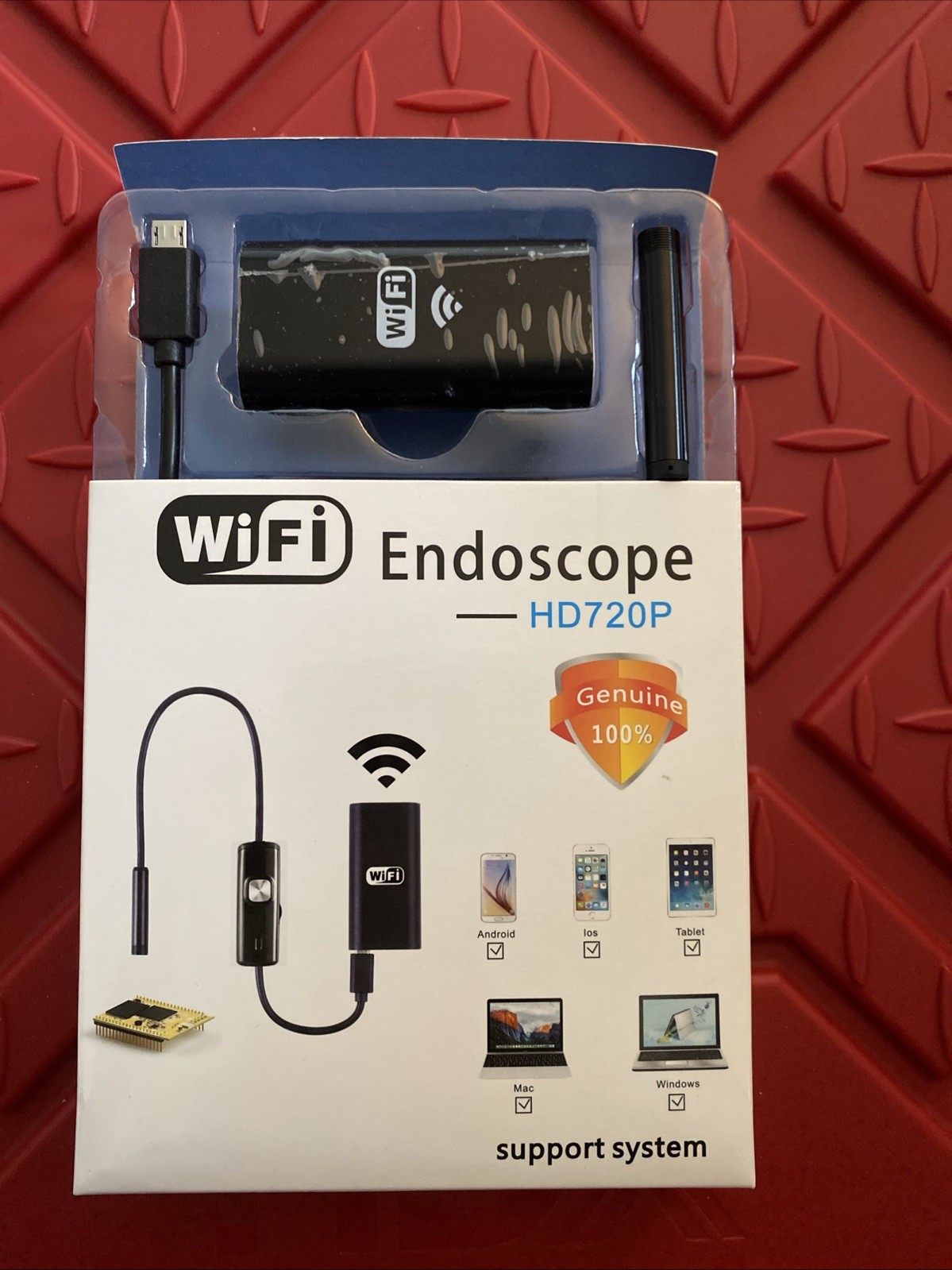 WiFi Endoscope HD 720P camera, new.