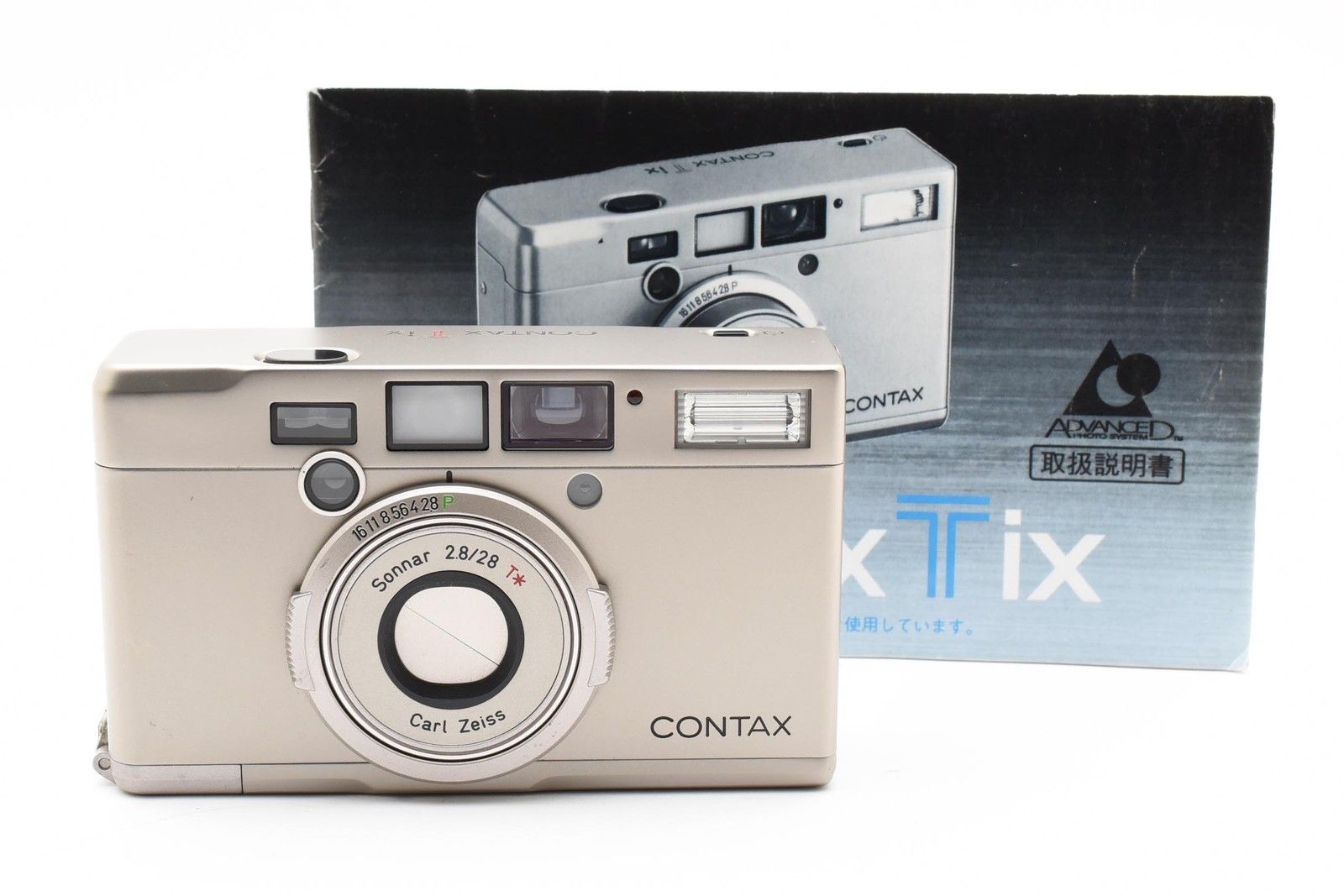 [MINT] Contax Tix Carl Zeiss 28mm f2.8 Point ＆ Shoot APS Film Camera From JAPAN