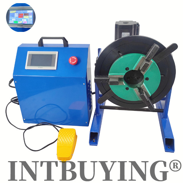 110V 50KG Welding Positioner Turntable (PLC Control) Soldering Table 0-90 Degree