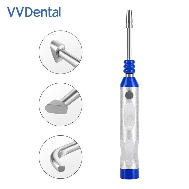 Dental Automatic Crown Remover Kit Adjustable 4pc Shifts Crown Teeth Restoration