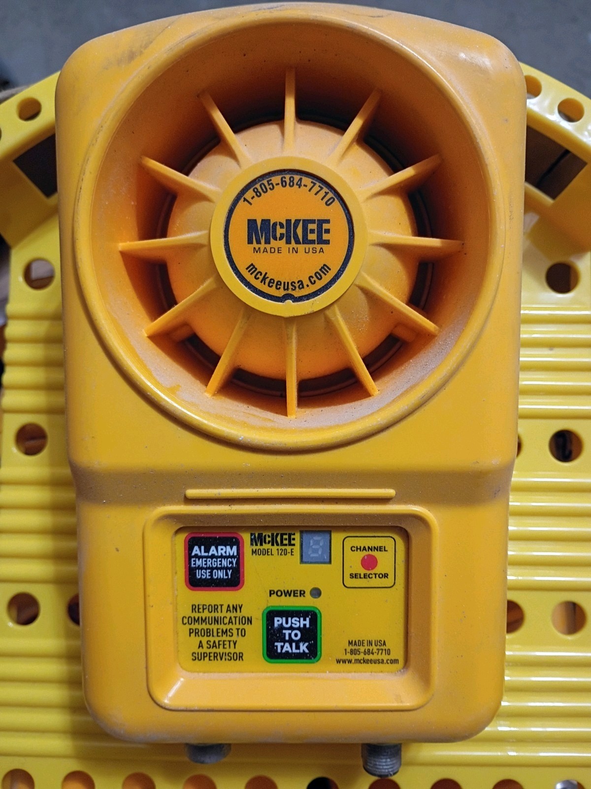 McKee Communications Model 120-E Intercom and 2 Way Speaker