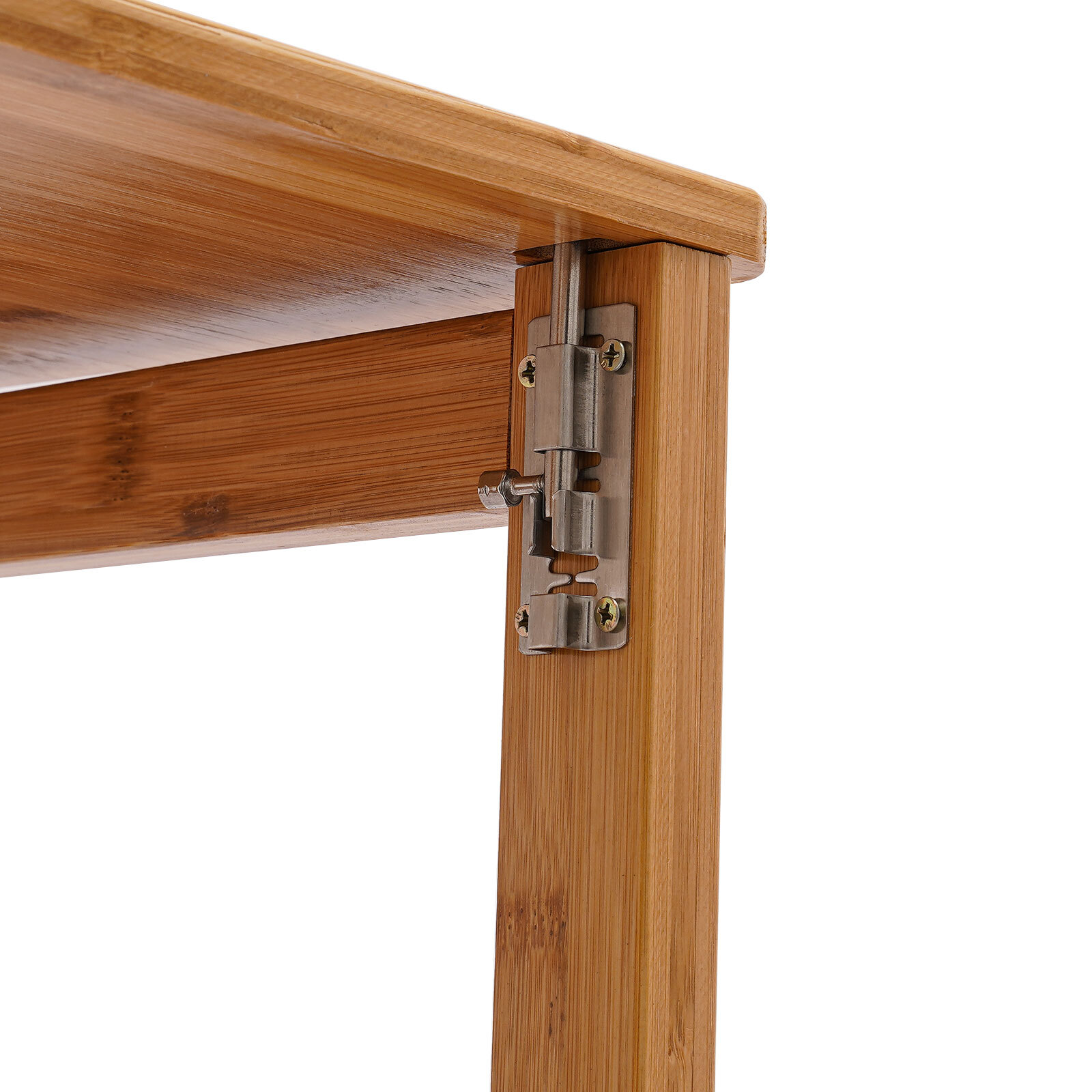 Folding Desk, Computer Desk with Bookshelf, Writing Desk for Student Office