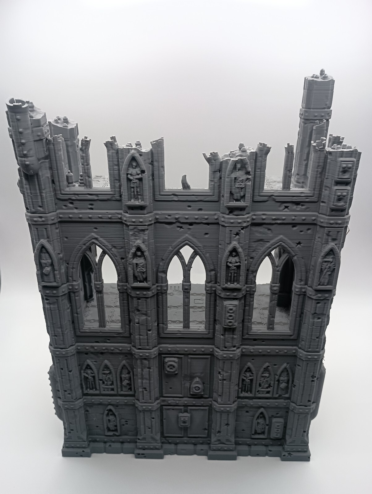 Gothic Sector 75 Modular Sci-Fi Ruins Building # 33 (32mm Scale) [PTO]