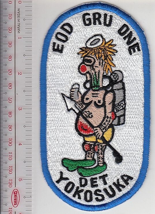 EOD Diver US Navy Explosive Ordnance Diver Disposal Group One Detach NO TARIFF