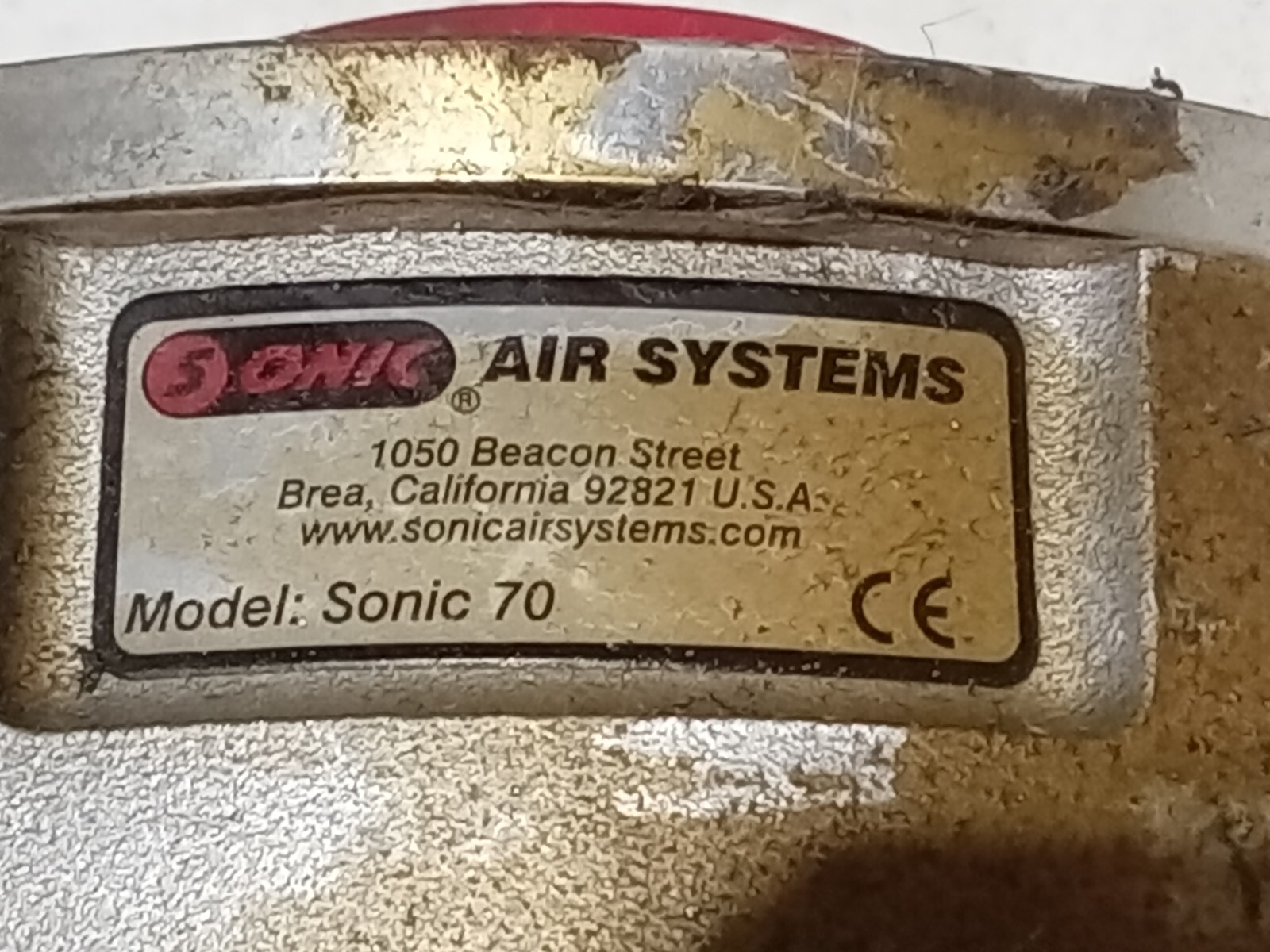 SONIC AIR SYSTEMS MODEL: SONIC 70 2160211T14 (VT14)
