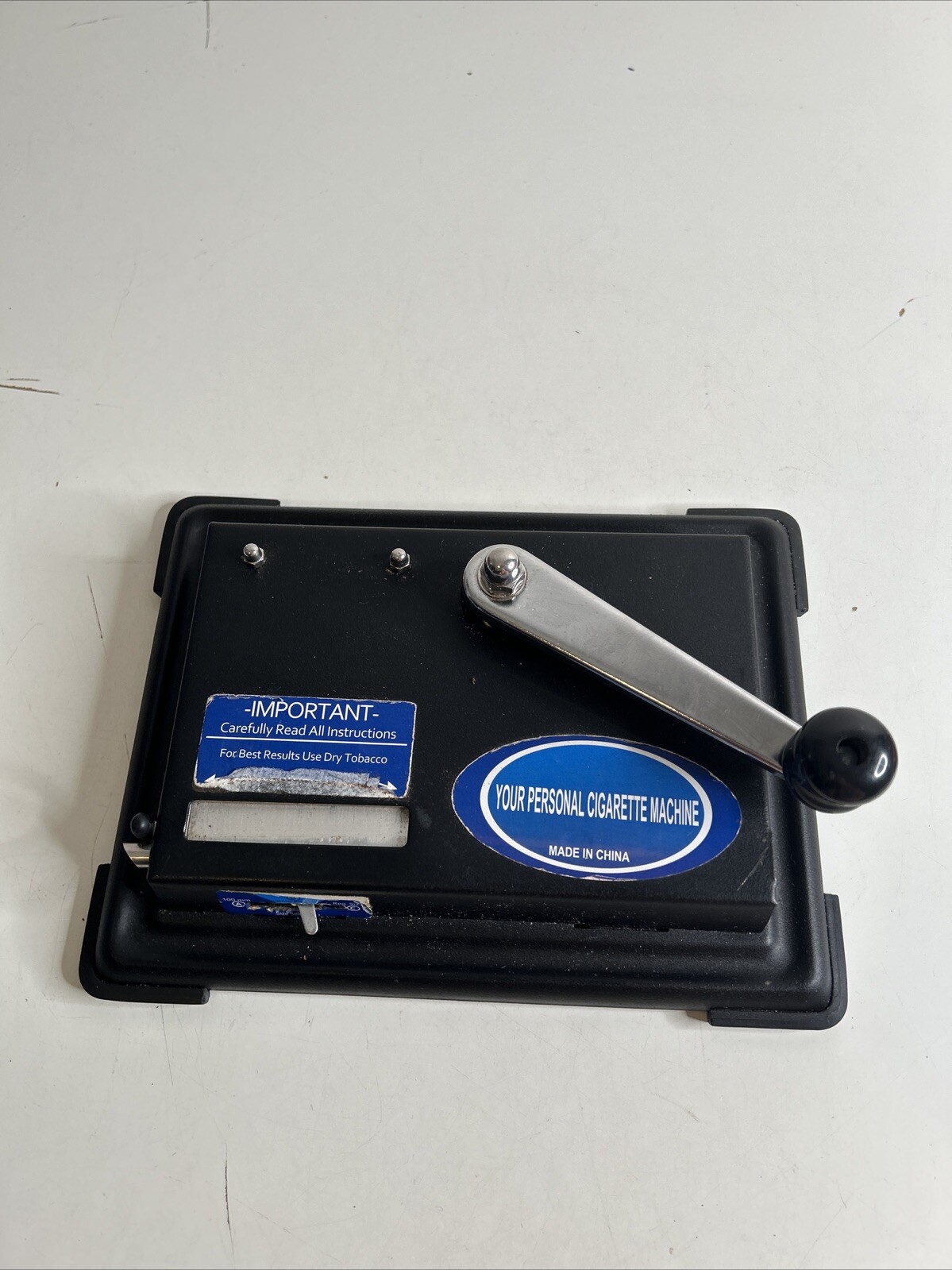 Cigarette Rolling Machine Manual