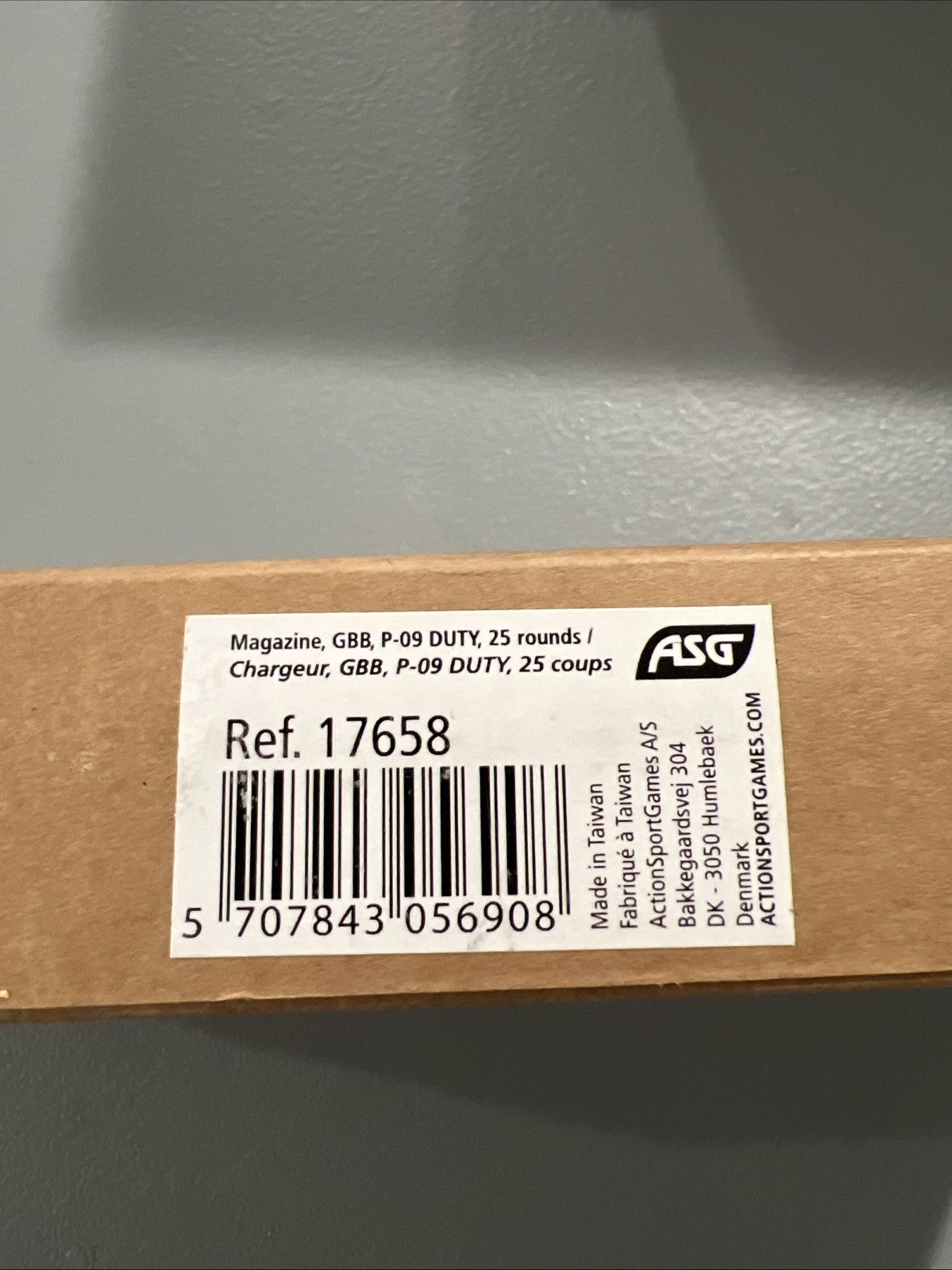 NEW TOY AIRSOFT ASG CZ P-09 25 Round Gas Magazine (17658)