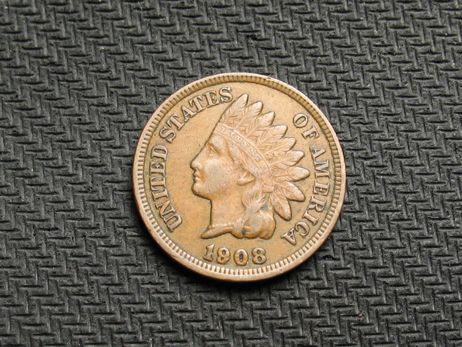 🔥OLD COIN SALE- XF 1908 INDIAN HEAD CENT PENNY COLLECTIBLE U.S PENNY🔥LOT 437us