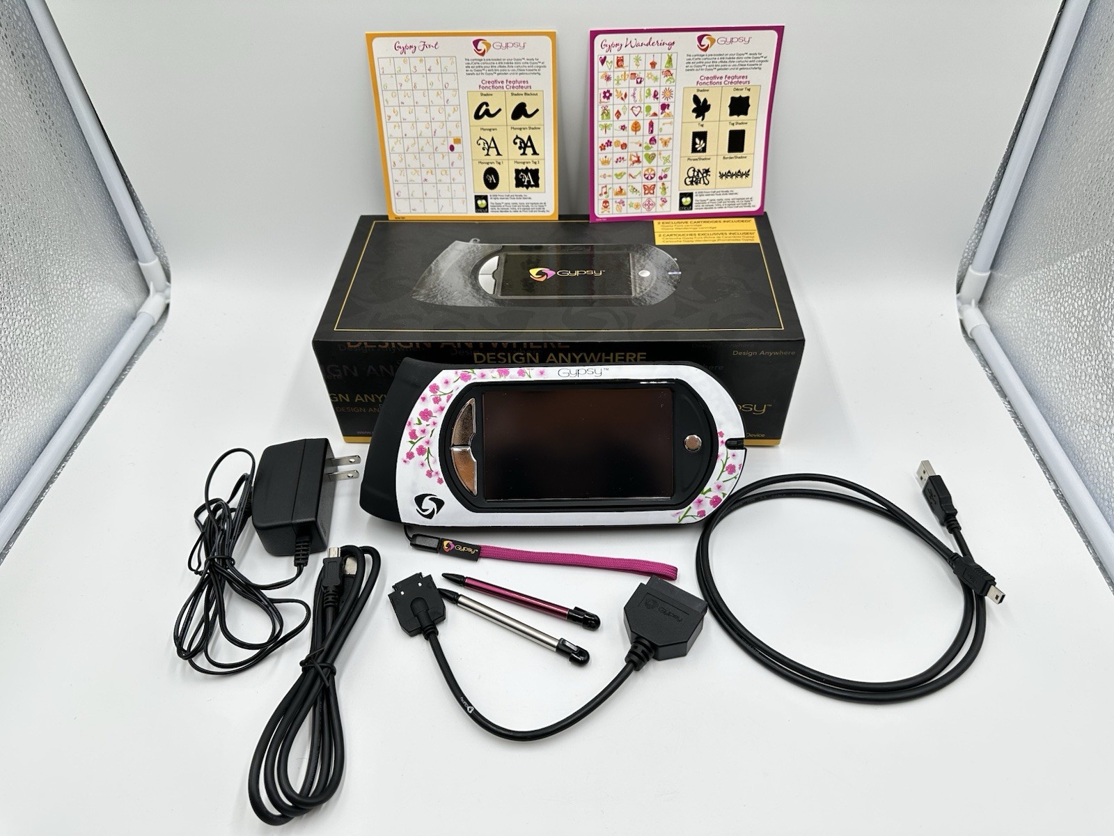 Provo Craft Cricut Gypsy Handheld Design Machine With Accessories PARTS ONLY!!!