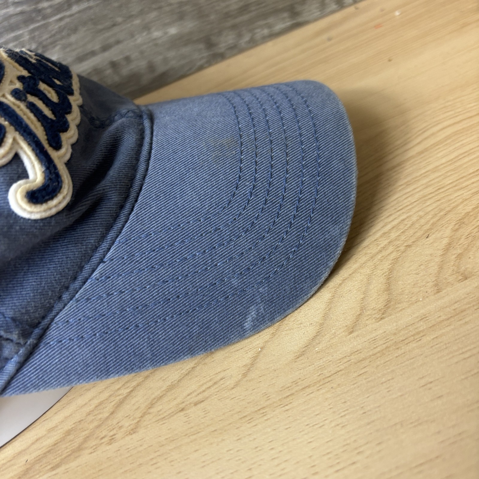 Titleist Hat Cap Strap Back Blue White Golf Mens Embroidered Script Cotton