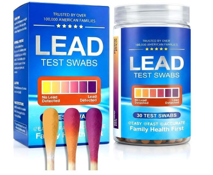 Lead Test Swabs Kit, 30 Pack Lead Paint Test Swabs for Home, FAST 30-Seconds