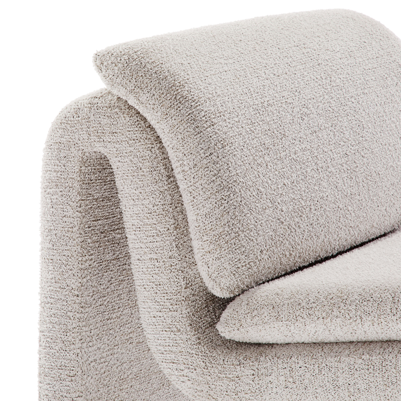Dune Armless Accent Chair in Parchment
