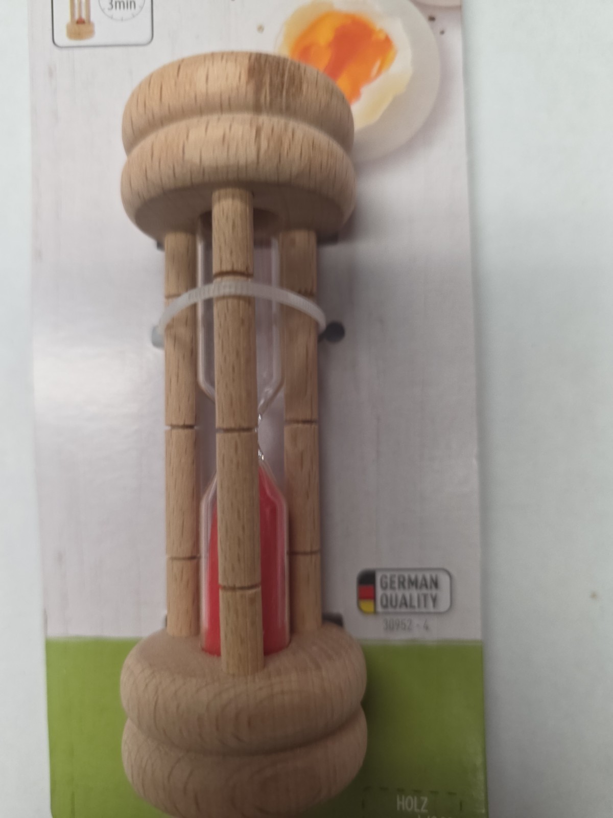 Fackelmann Wood Egg Timer. Germany. New