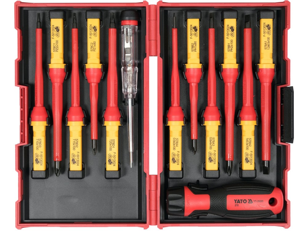 Yato screwdriver set VDE 13 pieces YT-28295