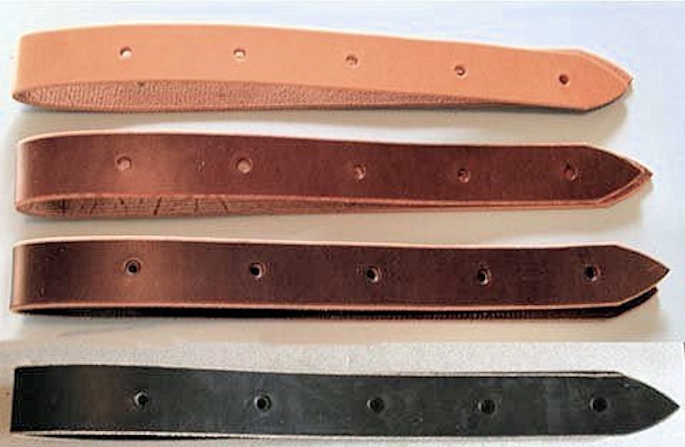 Set of 6-foot Latigo & 3-foot Off Billet USA Leather Western Saddle Cinch Straps
