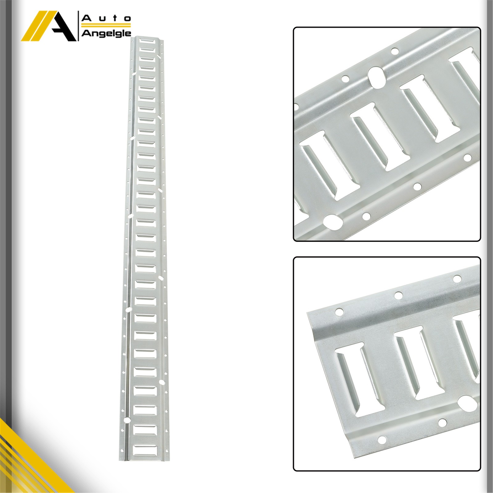 10PCS E Track Tie-Down Rail Kit Trucks Vans Garages Trailer Tie Down System