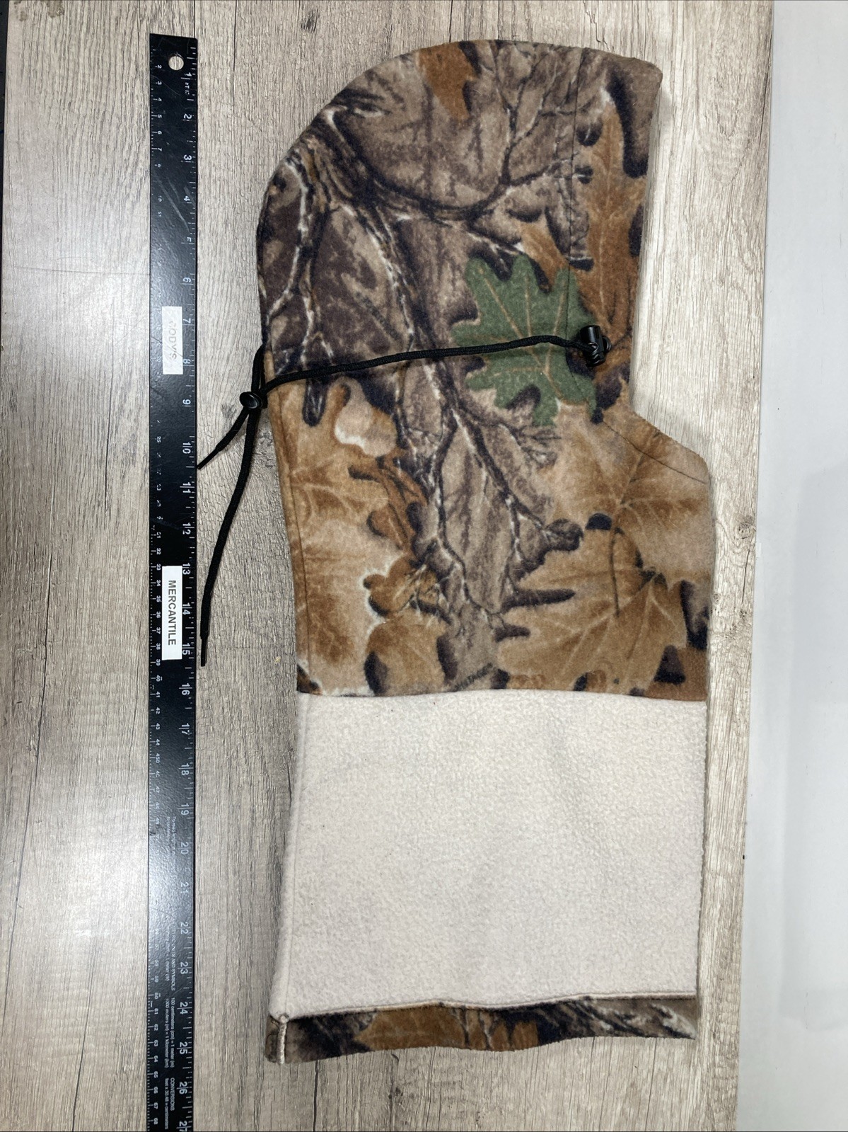 VTG Realtree Advantage Camo Fleece Hunting Balaclava Hood OSFM Canada Made