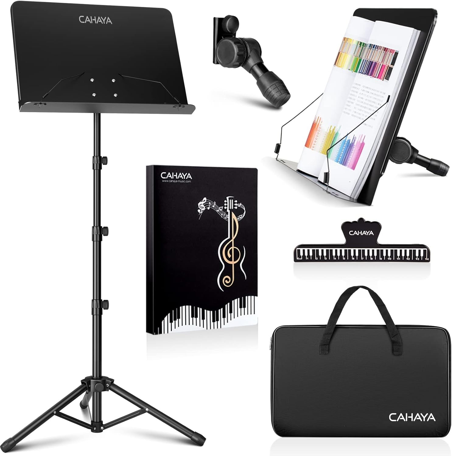Portable Metal Stand with Adjustable Height & Carrying Bag