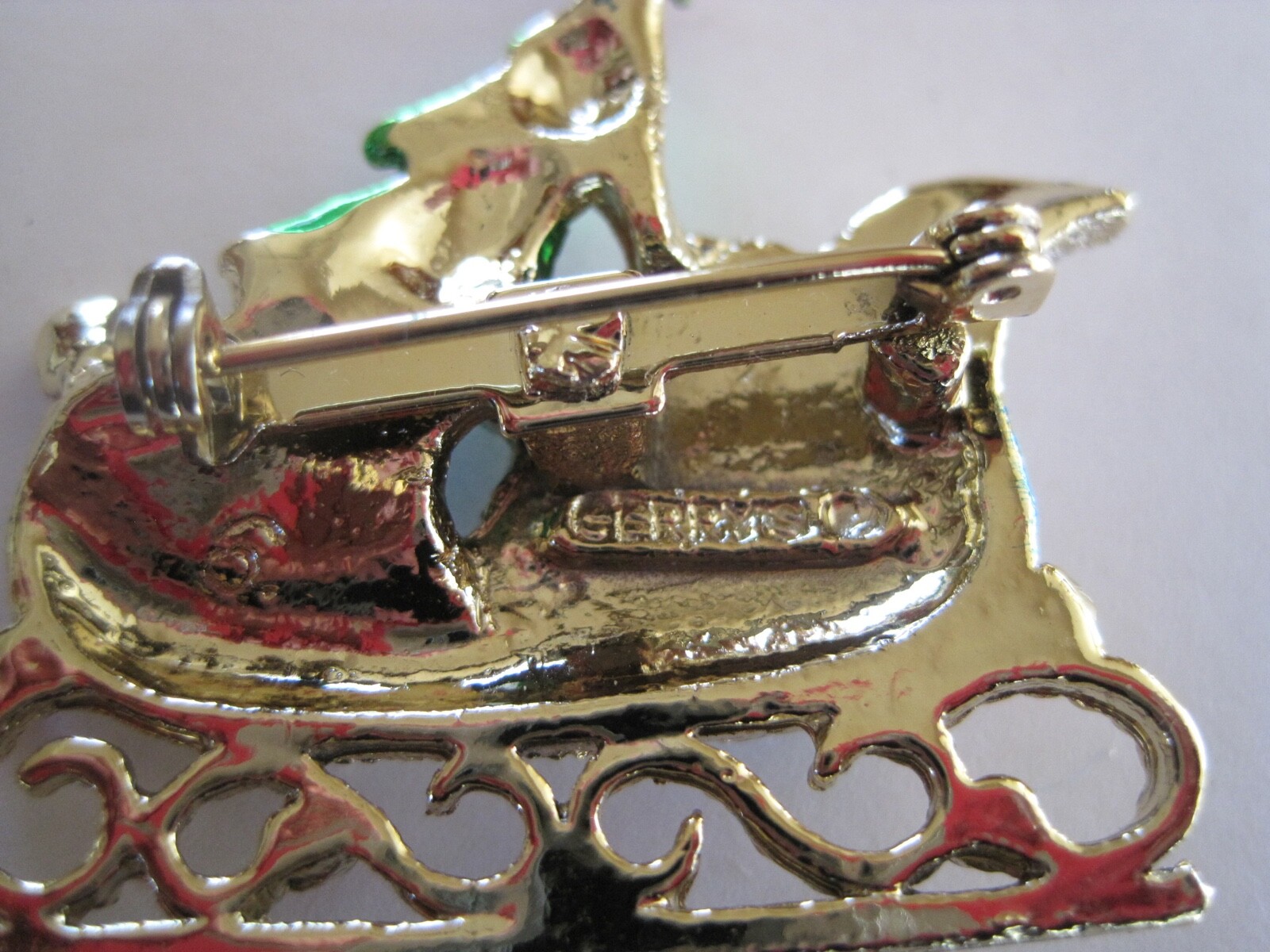Gerry's Tree Sleigh Pin