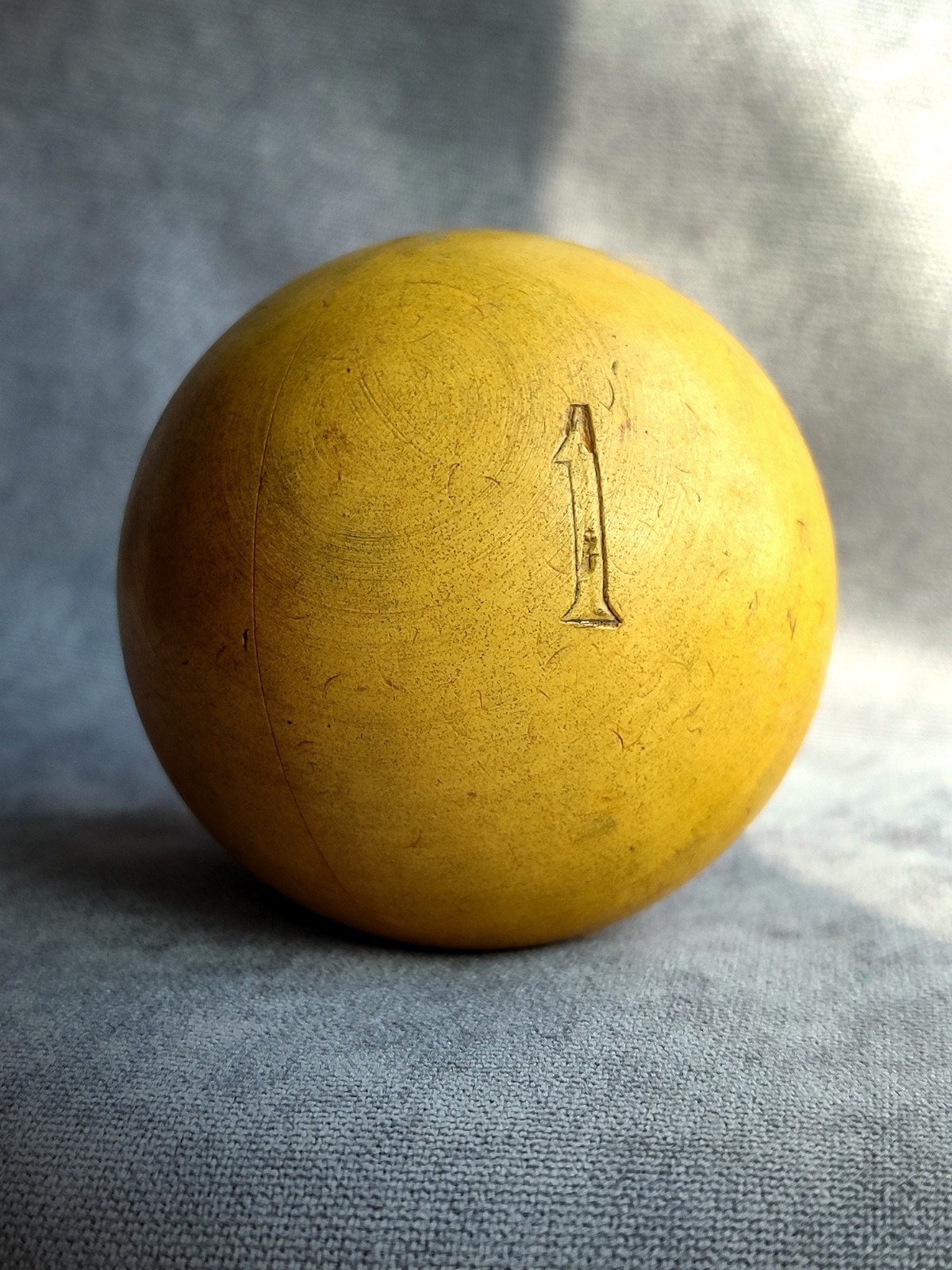 224g Ø69mm LARGE Russian Billiard ball USSR Old Soviet era VTG Bakelite Vintage