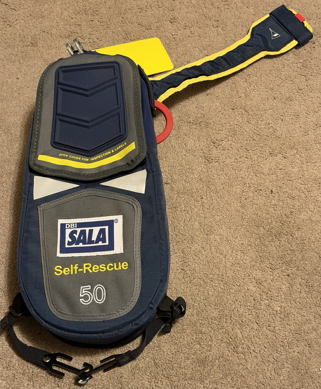 3m Dbi-Sala Self-Rescue 50 Backpack 50ft Model 3320030 Blue Unused