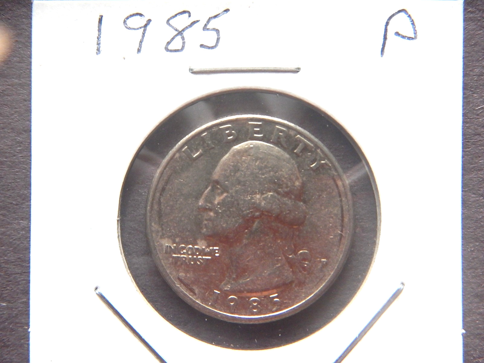 1985 (P) George Washington Quarter