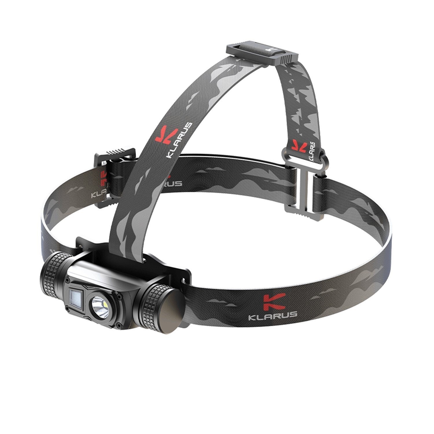Klarus Headlamp Resists Water/Impact Strobe Rechargeable Red & White LEDs - HL1