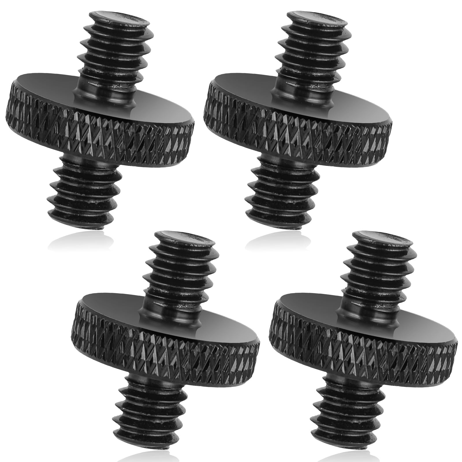 1/4" Male to 1/4" Male Tripod Screw, 4 PCS Standard Camera Cage Mount Threade...