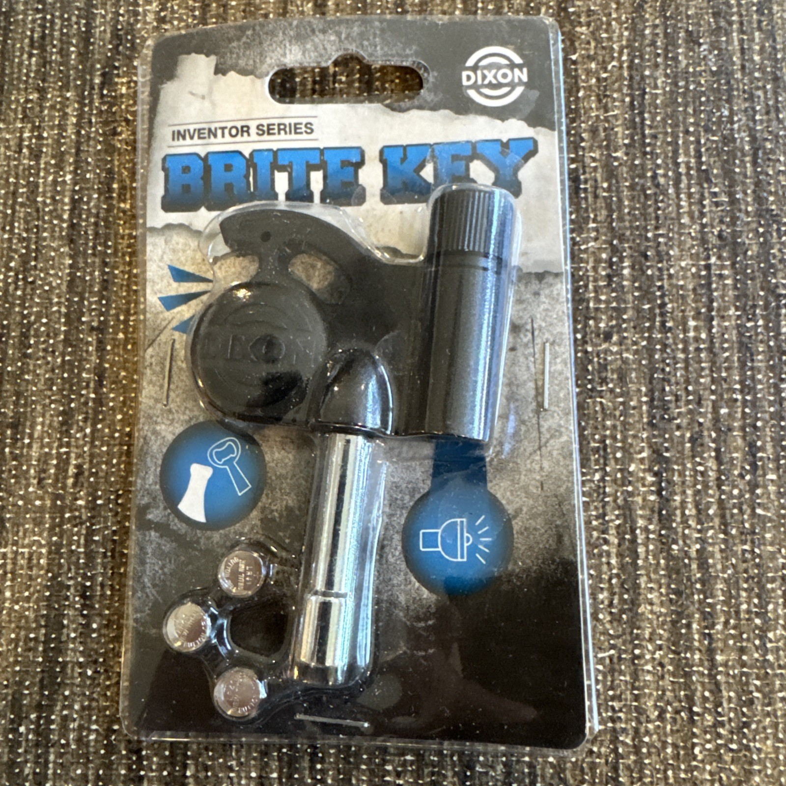 Dixon Brite Key Drum Key w LED Flashlight & Bottle Opener