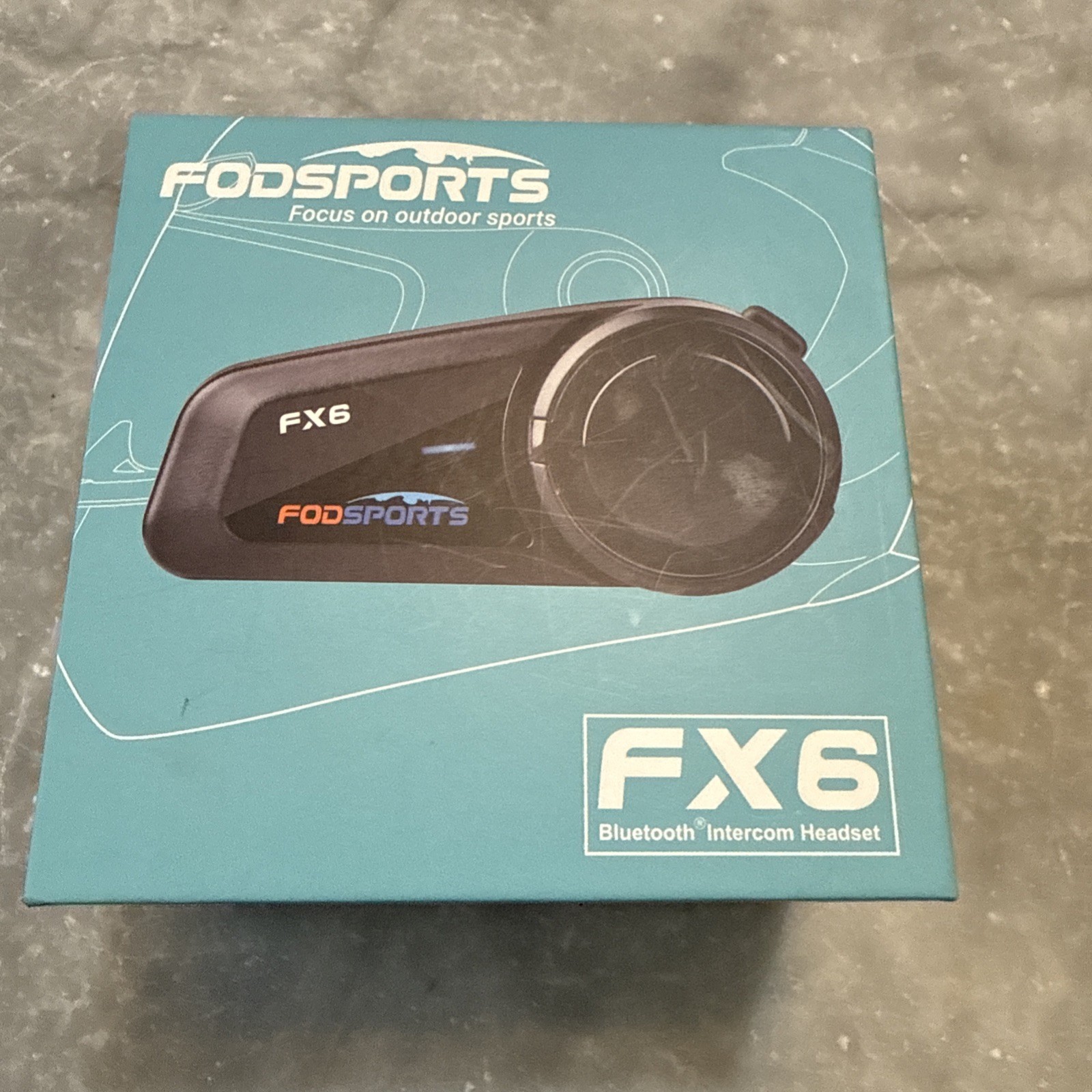 Fodsports FX6 Bluetooth Motorcycle Helmet Intercom 6 Riders New Open Box FMRadio