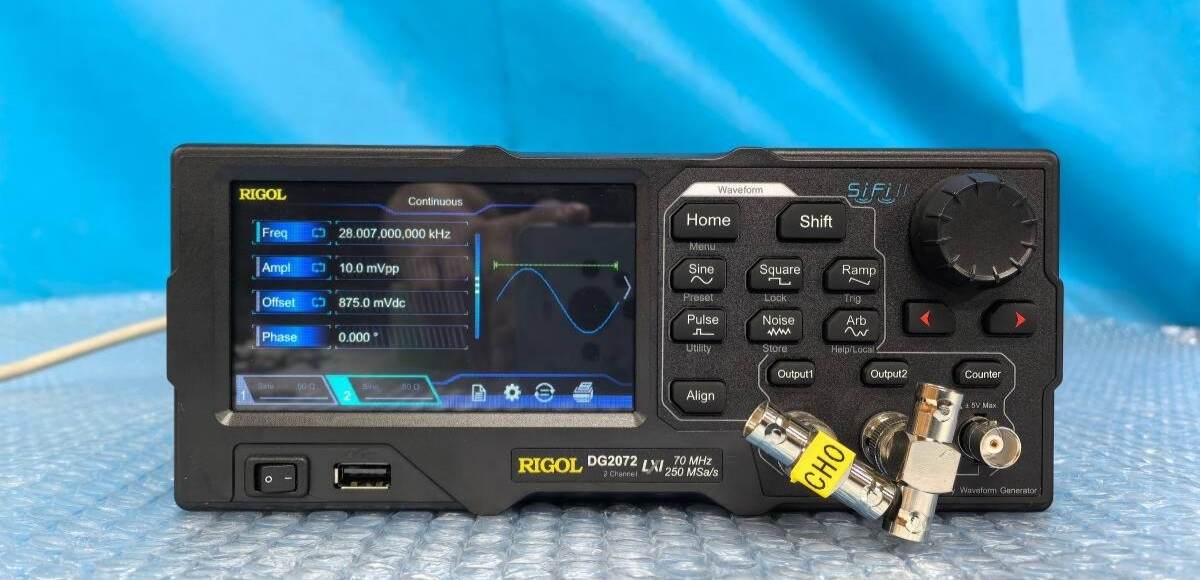 RIGOL DG2072 2-Channel LXI Function Arbitrary Waveform Generator 70MHz 250MSa/s