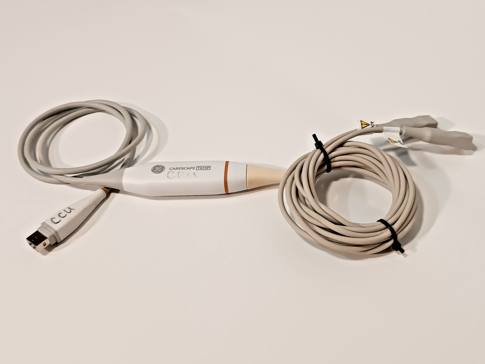 GE Medical Systems 2099661-001  Patient Temp MKT101 Monitoring Module and Cable