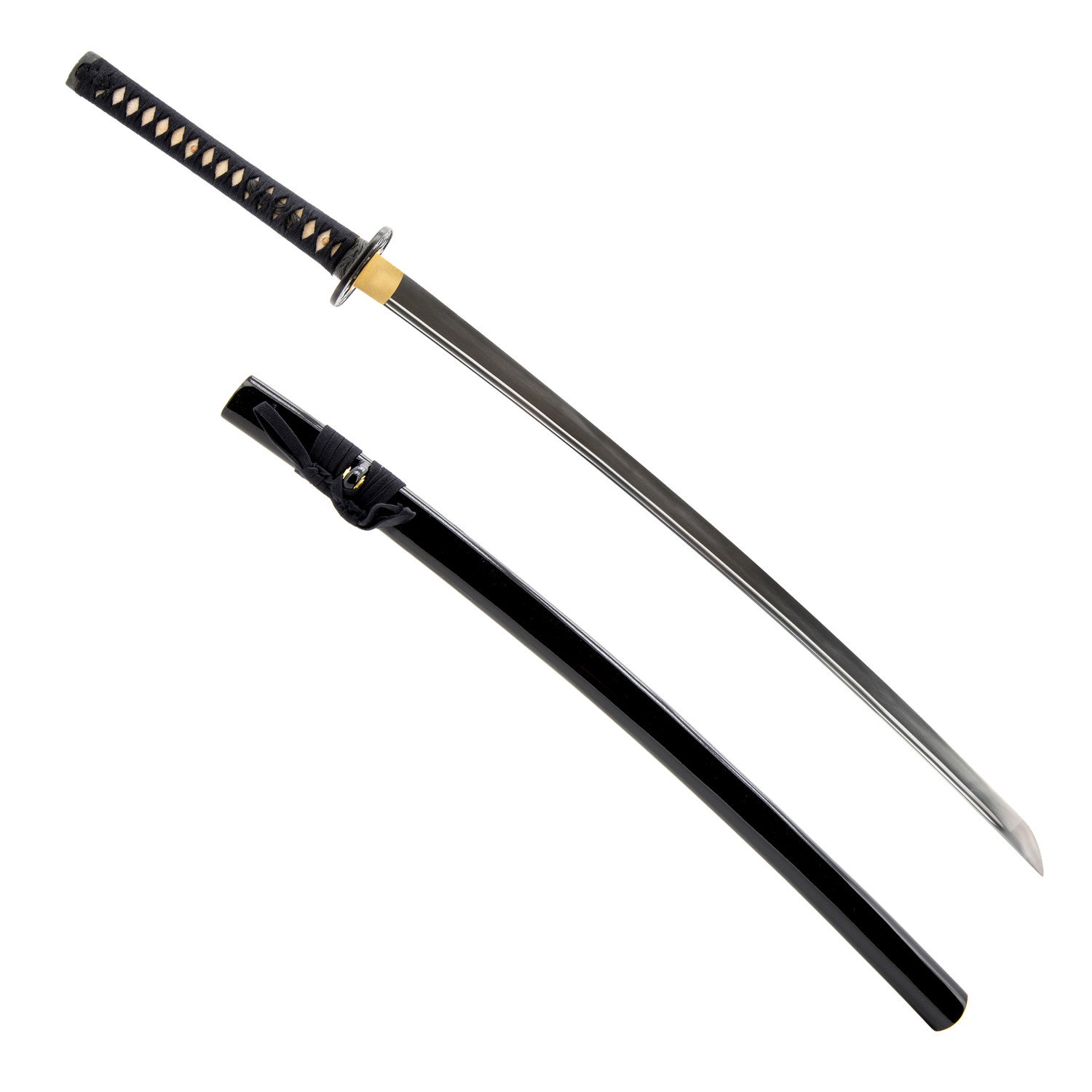 Sharp Battle Ready Bamboo Warrior Katana 1045 Steel Full Tang