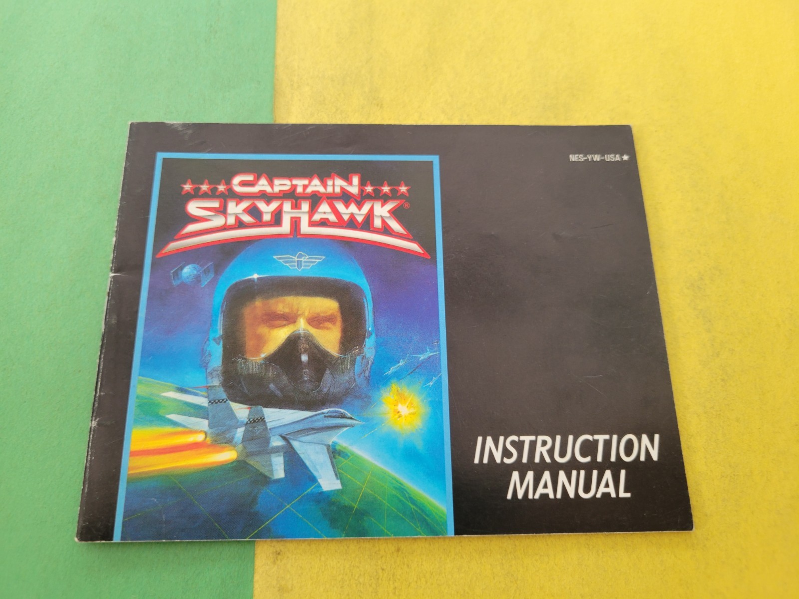 Captain Skyhawk Authentic Original NES Nintendo Manual Only