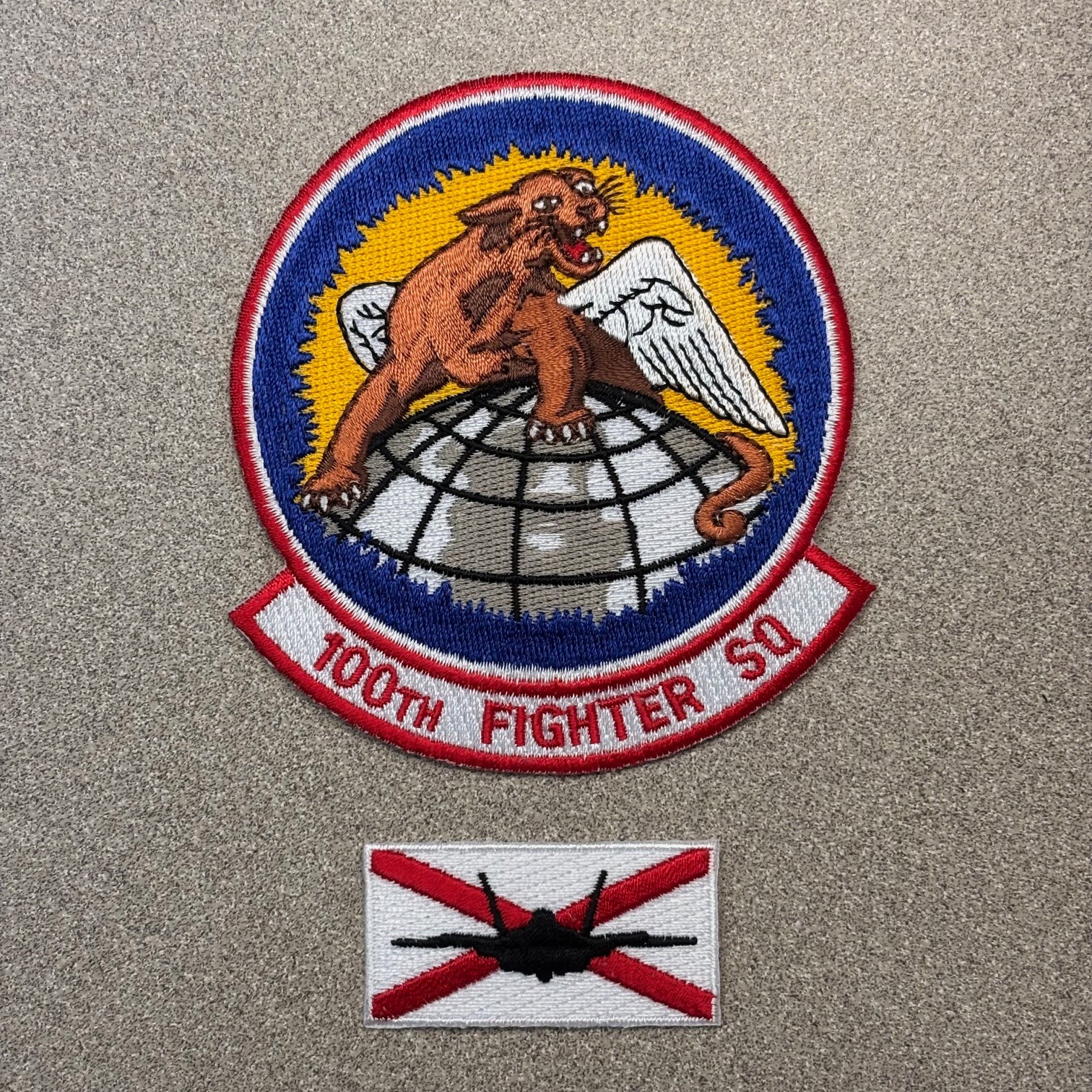 USAF 100th Fighter Squadron Alabama ANG Air Guard F-35A Air Force Patch Set